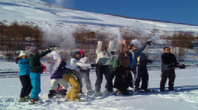 【週末アウトドア　富士山スノーシュートレッキング】　社会人サークルFEAD